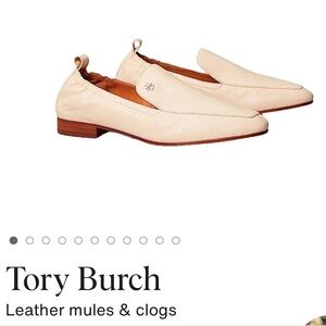 Tory Burch Leather Loafer Flat